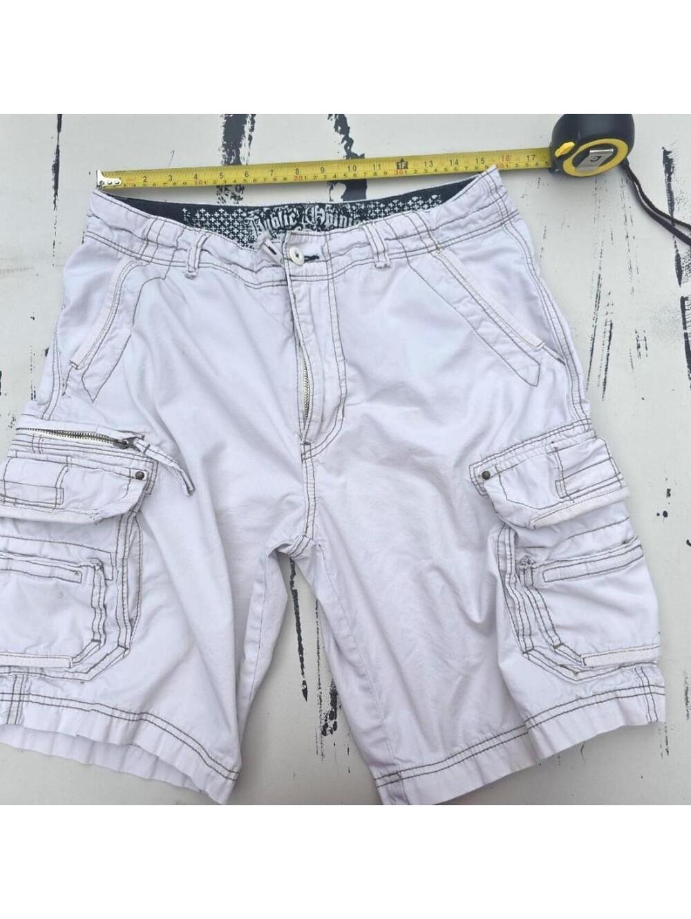 Nordstrom Men's White and Grey Shorts